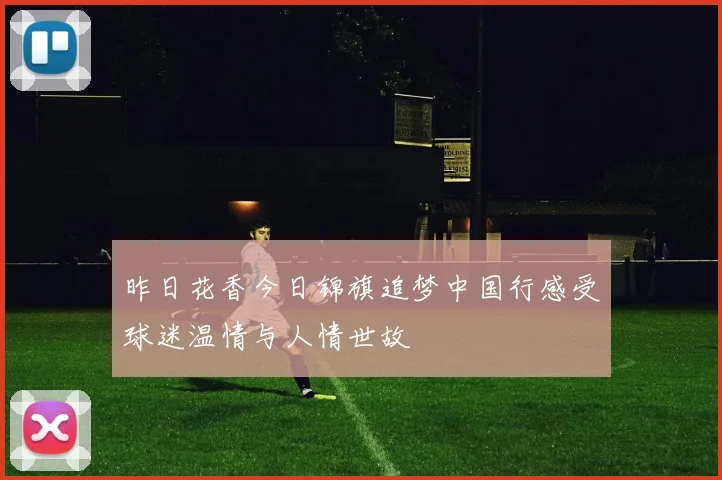 昨日花香今日锦旗追梦中国行感受球迷温情与人情世故